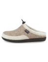 ANATOMIC LADIES&#39; D&#39;TORRES JONE BEIGE SLIPPERS, MADE OF WARM FELT THAT INSULATES FROM THE COLD.