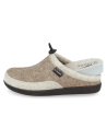 ANATOMIC LADIES&#39; D&#39;TORRES JONE BEIGE SLIPPERS, MADE OF WARM FELT THAT INSULATES FROM THE COLD.
