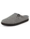 ANATOMIC MENS&#39; D&#39;TORRES FRANK GREY SLIPPERS, MADE OF WARM FELT THAT INSULATES FROM THE COLD.