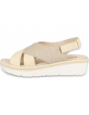 Comfortable sandal, with removable insole. Model Rubí Beige